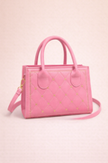 Pink Quilted Mini Tote