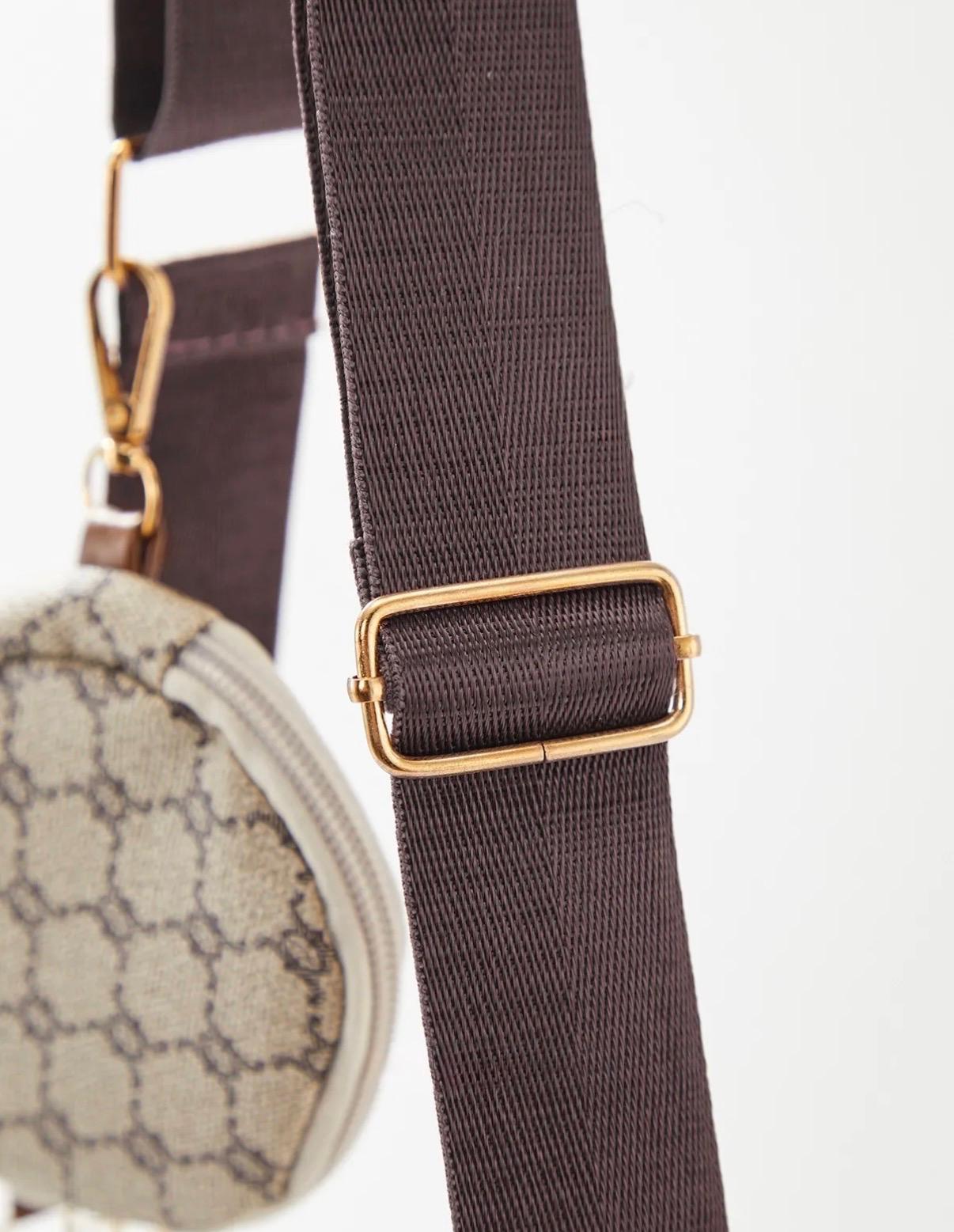 Monogram Shoulder Bag with Pouch