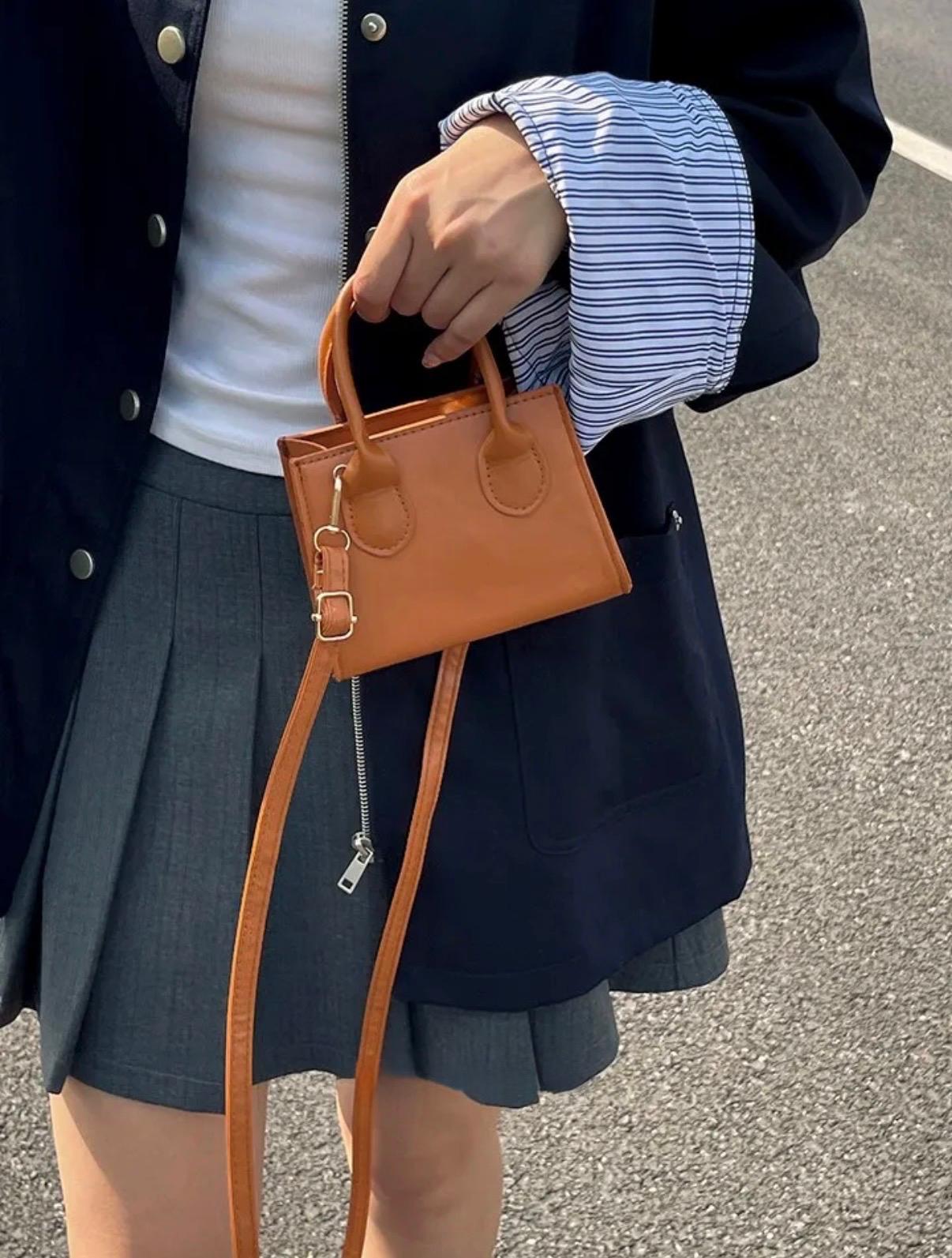Solid Crossbody Bag