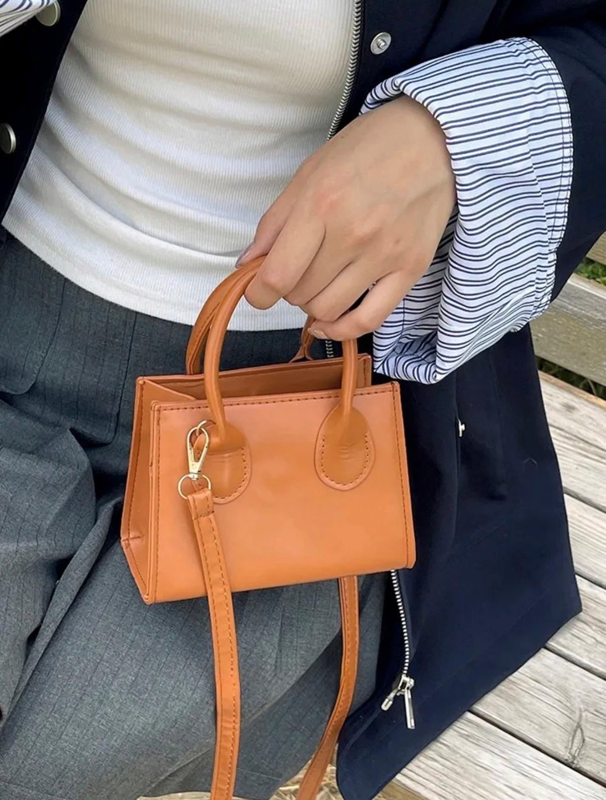 Solid Crossbody Bag