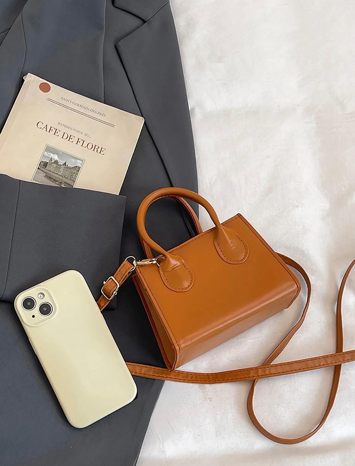 Solid Crossbody Bag
