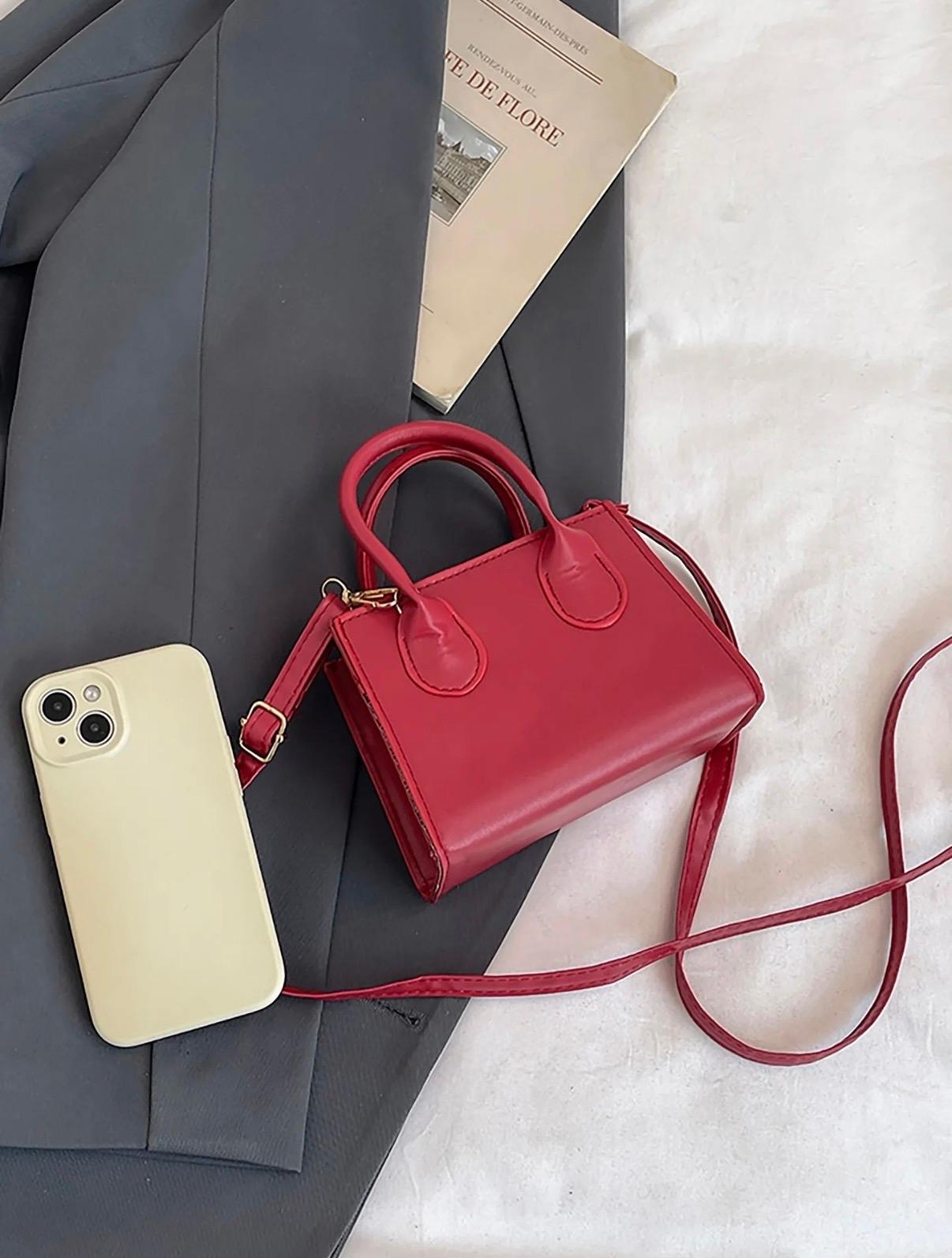 Solid Crossbody Bag